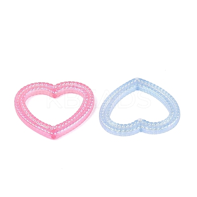 Luminous UV Plating Opaque Acrylic Beads OACR-Q204-27-1