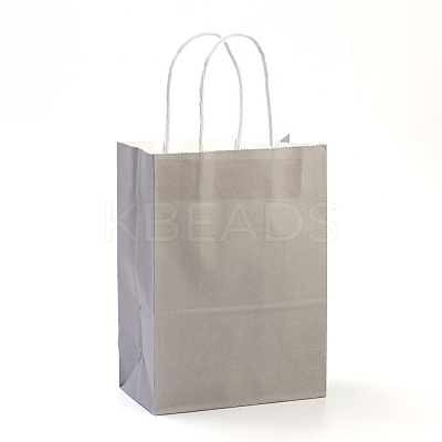 Pure Color Kraft Paper Bags AJEW-G020-A-07-1