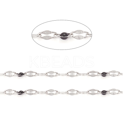 Handmade 304 Stainless Steel Dapped Chains CHS-D026-16G-P-1