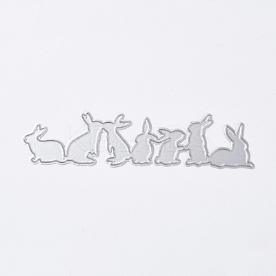 Bunny Carbon Steel Cutting Dies Stencils X-DIY-L024-06-1