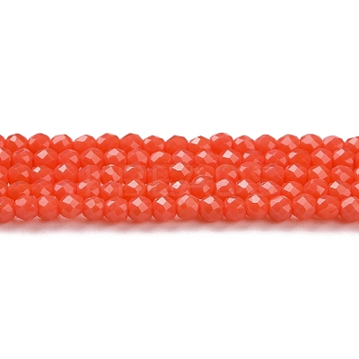 Glass Imitation Jade Beads Strands GLAA-H021-02-01-1