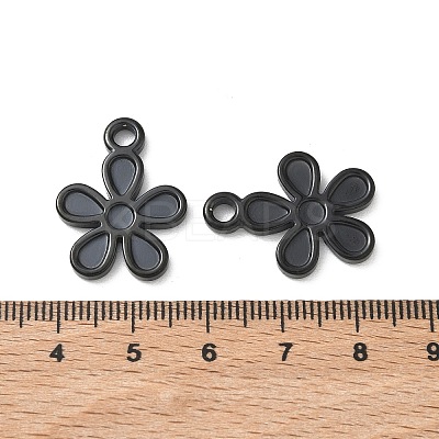 304 Stainless Steel Pendant Cabochon Settings for Enamel STAS-H240-35EB-02-1