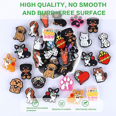 10Pcs Food Grade Eco-Friendly Silicone Focal Beads SIL-SZ0001-89A-1