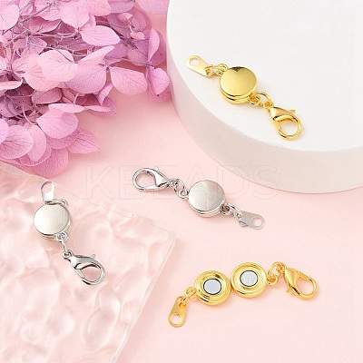 4 Sets 2 Colors Alloy Magnetic Clasps FIND-YWC0003-02-1