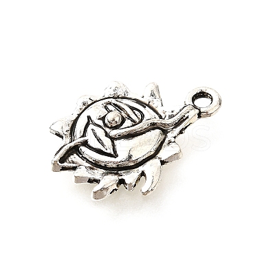 Tibetan Style Alloy Pendants TIBE-L008-26AS-1