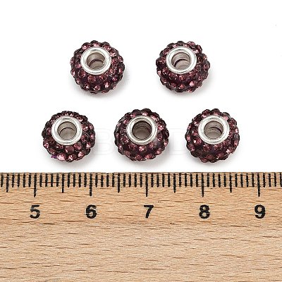 Resin Rhinestone Beads CPDL-H001-10x7mm-5-1
