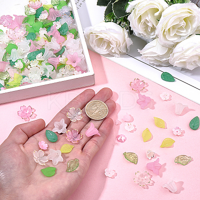 DIY Leaf & Flower Jewelry Making Kits DIY-SC0031-73-1