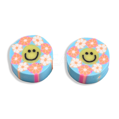 Handmade Polymer Clay Beads CLAY-T019-14E-1