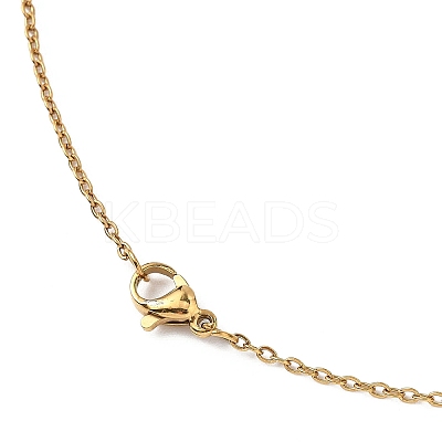 Electroplated Natural Keshi Pearl Pendant Necklaces NJEW-JN05604-01-1