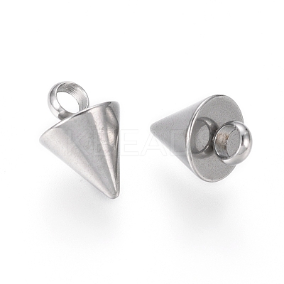 Tarnish Resistant 304 Stainless Steel Pendants X-STAS-G214-47P-03-1