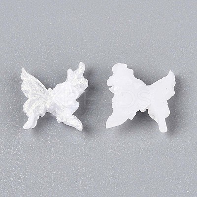 Luminous Flower Resin Cabochons CRES-T025-10A-1