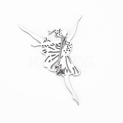 Non-Tarnish Dancer Brooch JEWB-N007-001P-FF-1