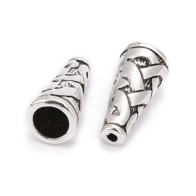 Tibetan Style Alloy Bead Cone X-TIBEB-00821-AS-R-1