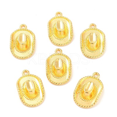Tibetan Style Alloy Hat Pendants TIBEP-1023-G-FF-1