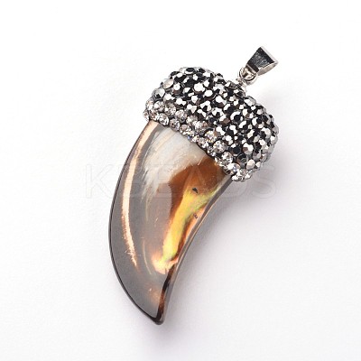 Italian Horn Shell Pendants G-F215-15-1