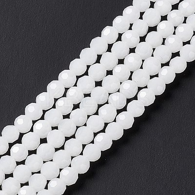Imitation Jade Glass Beads Strands EGLA-J042-4mm-30-1