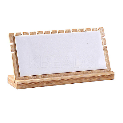 Rectangle Wood Necklaces Display Stands PW-WG1D9C2-02-1