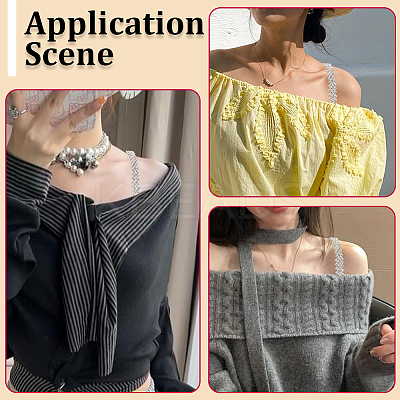 Iron Bra Straps DIY-WH20013-76P-1