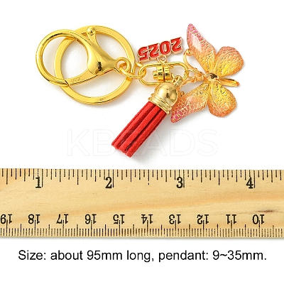 Acrylic & Alloy Enamel Keychain KEYC-FS00026-06-1