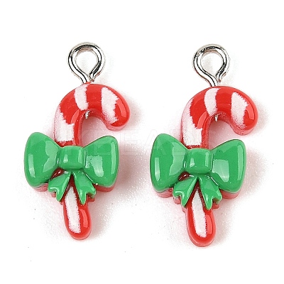 Christmas Theme Opaque Resin Pendants LS-RESI-S08-01H-1