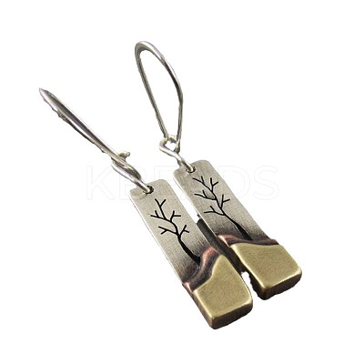 Alloy Dangle Earrings WG42B08-01-1