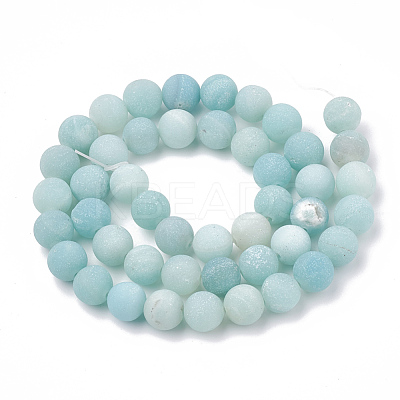 Natural Amazonite Beads Strands G-T106-189-1