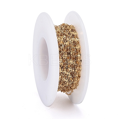 PVD Vacuum Plating 304 Stainless Steel Dapped Chains CHS-F011-15C-G-1