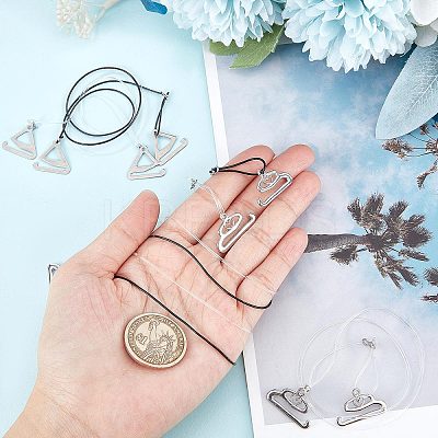 8 Pairs 4 Style Adjustable Transparent Bra Straps FIND-GF0003-54-1
