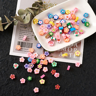 Handmade Polymer Clay Cabochons CLAY-TA0001-07-1