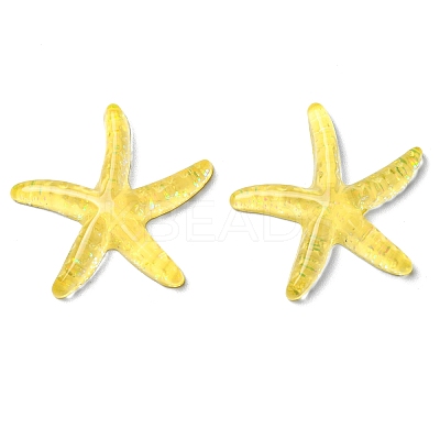 Translucent Resin Sea Animal Cabochons RESI-B016-01A-1
