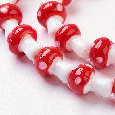 Handmade Lampwork Beads Strands LAMP-Q001-9-1