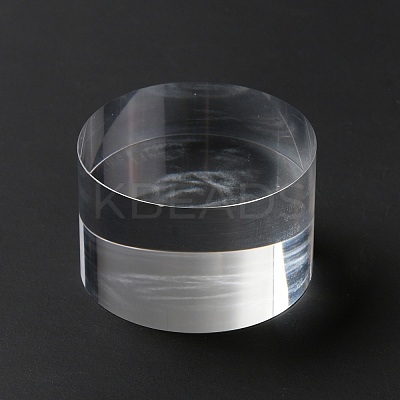 Column Transparent Acrylic Jewelry Display Pedestals ODIS-WH0329-32A-1