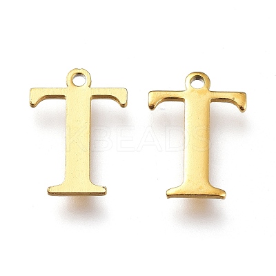 PVD Vacuum Plating  304 Stainless Steel Charms STAS-H112-T-G-1
