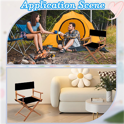 Cloth & Bamboo Sticks for Beach Chair Cloth Replacement Supplies AJEW-WH20018-05A-1
