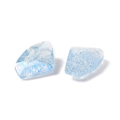 Crackle Moonlight Style K9 Glass Rhinestone Cabochons RGLA-J022-B-IO-1