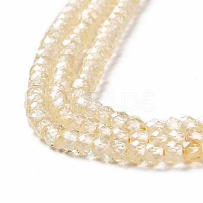 Cubic Zirconia Bead Strands ZIRC-G001-01I-1