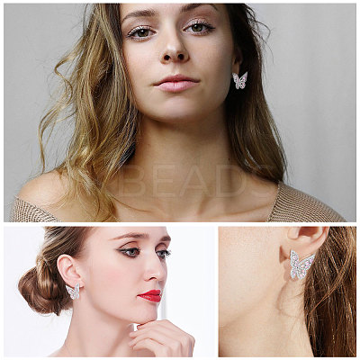 Brass Stud Earrings JE799A-1