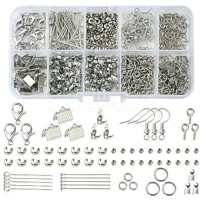 DIY Alloy & Iron Jewelry Making Findings Kit DIY-FS0005-84P-1
