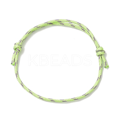 6Pcs 6 Colors Adjustable Polyester & Spandex Cord Bracelets for Men Women BJEW-JB12092-1