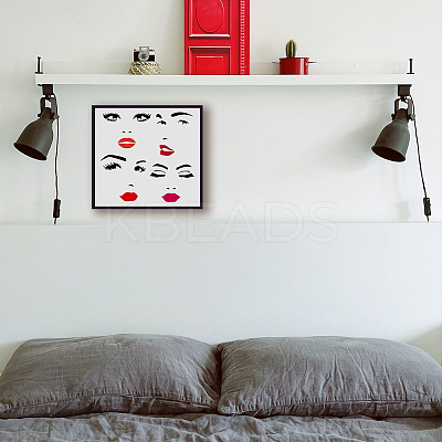 PET Hollow Out Drawing Painting Stencils DIY-WH0391-0543-1