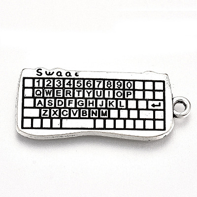 Tibetan Style Alloy Pendants LS-TIBE-S323-042AS-RS-1