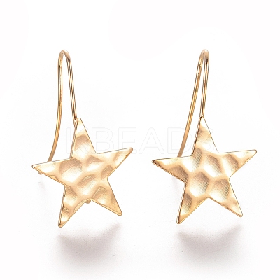 Brass Ear Stud Findings X-KK-T027-63G-1