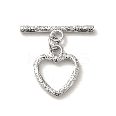 Non-Tarnish 304 Stainless Steel Toggle Clasps LS-STAS-C091-01P-1