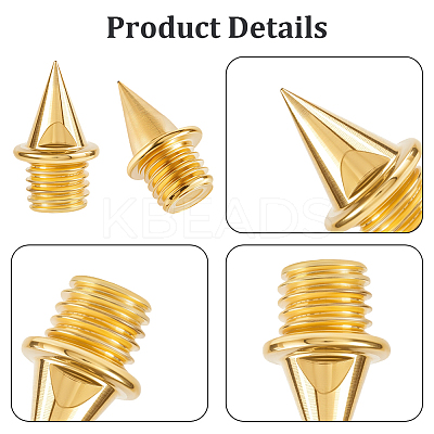 50Pcs Steel Pyramid Spike FIND-GF0008-36G-1