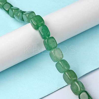 Natural Green Aventurine Beads Strands G-F743-02G-1