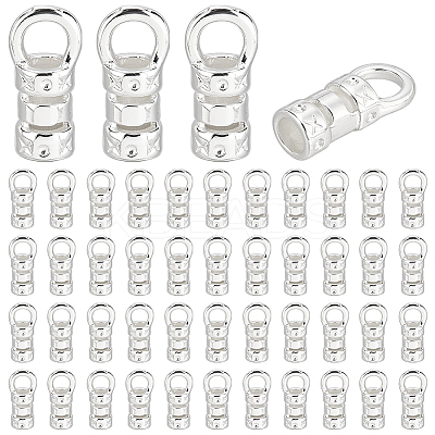 50Pcs Brass Cord Ends KK-PH0012-88B-1