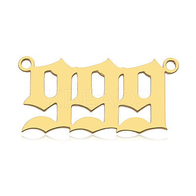 Ion Plating(IP) 201 Stainless Steel Pendants STAS-N090-LA866-9LG-1