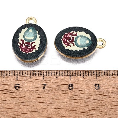 Printed Alloy Pendants PALLOY-SZC0008-05S-1