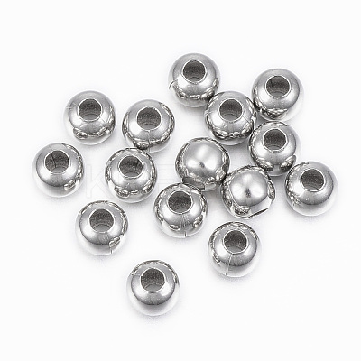 Tarnish Resistant 304 Stainless Steel Beads STAS-H396-C-08P-1