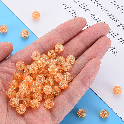 Transparent Crackle Acrylic Beads LS-MACR-S373-66-N05-1